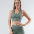 MNX Women's seamless sport bra Avalon, green