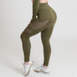MNX Women's seamless leggings Bellonna, olive green