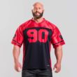 MNX Football jersey no. 90, red & black