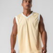 MNX Sleeveless basketball jersey, light yellow