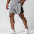 MNX Double layer shorts, cool gray