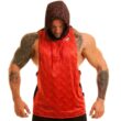MNX Hooded tank top Red
