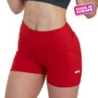 MNX Women's tight shorts, red
