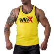 MNX Yellow ribbed tank top